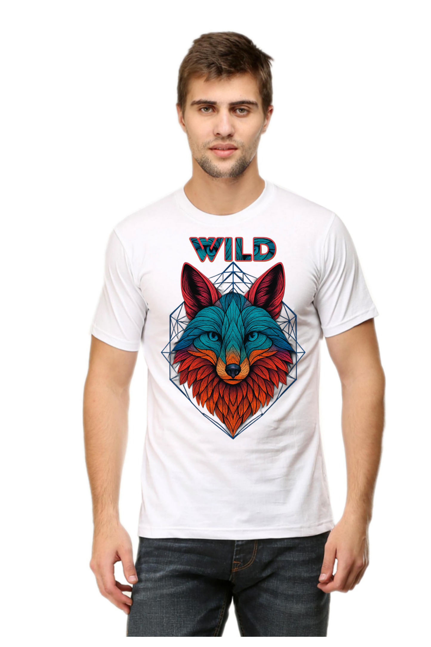 Wild Mens Unisex Classic Crew T-Shirt