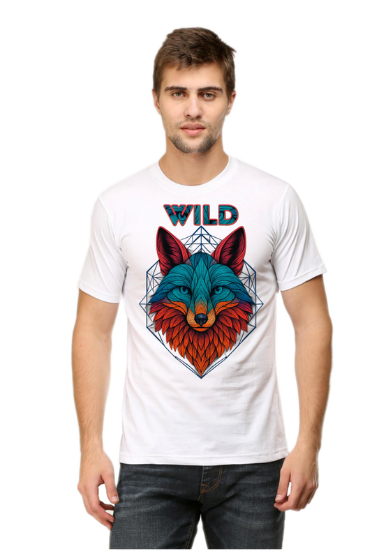 Wild Mens Unisex Classic Crew T-Shirt